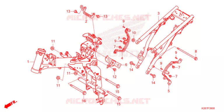 CADRE Honda MOTO 125 MSX 2021  MSX125AM