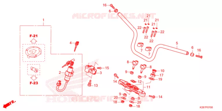 GUIDON Honda MOTO 125 MSX 2023  MSX125M