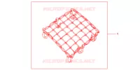 FILET BAGAGES NOIR pour Honda VFR 800 VTEC 2009