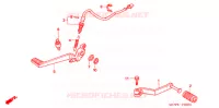PEDALE pour Honda VFR 800 VTEC 2009