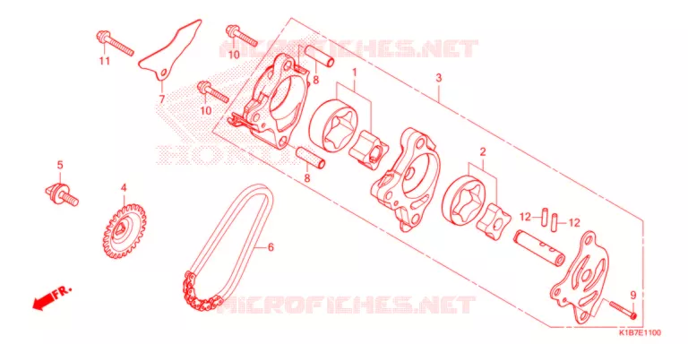 POMPE A HUILE Honda SCOOTER 350 FORZA 2021  NSS350AM