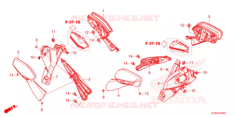 RETROVISEUR Honda SCOOTER 350 FORZA 2021  NSS350AM
