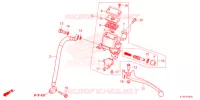 MAITRE CYLINDRE DE FREIN ARRIERE pour Honda SH 350 SPORTY 2021