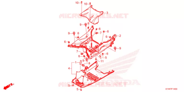 MARCHE PIEDS Honda SCOOTER 350 SH 2021  SH350ASM