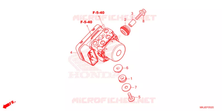 MODULATEUR ABS Honda MOTO 1000 CB 2021  CB1000RAM_BE
