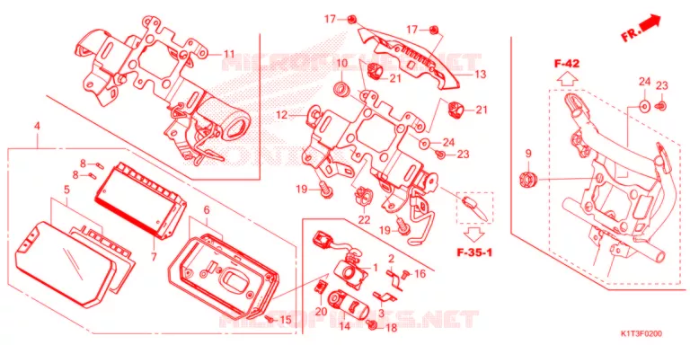 COMPTEUR Honda MOTO 300 CRF 2022  CRF300LRM