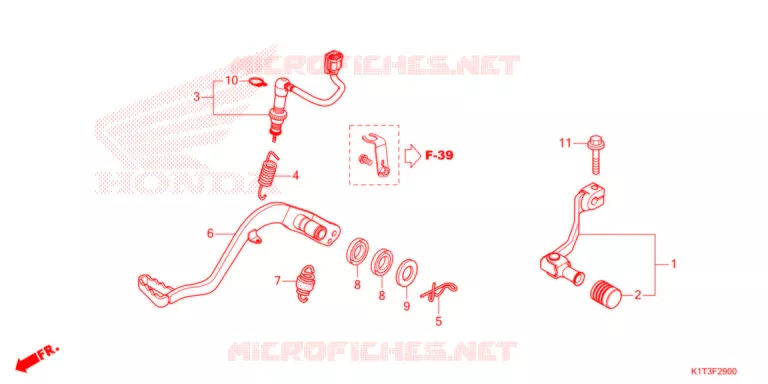PEDALE Honda MOTO 300 CRF 2022  CRF300LRAM