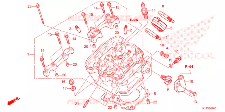 CULASSE Honda MOTO 300 CRF 2021  CRF300LRAM
