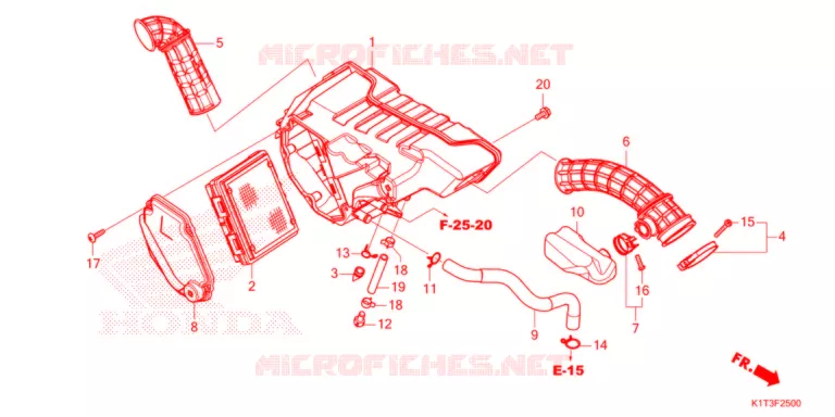 FILTRE A AIR Honda MOTO 300 CRF 2021  CRF300LRAM