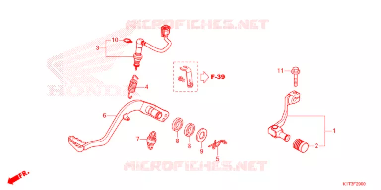 PEDALE Honda MOTO 300 CRF 2021  CRF300LRAM