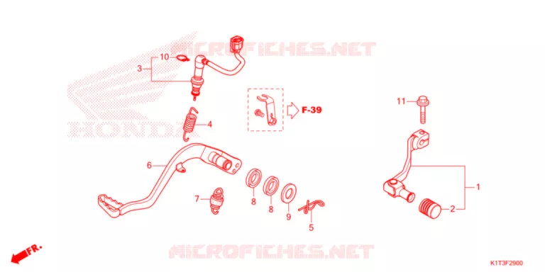 PEDALE Honda MOTO 300 CRF 2021  CRF300LAM