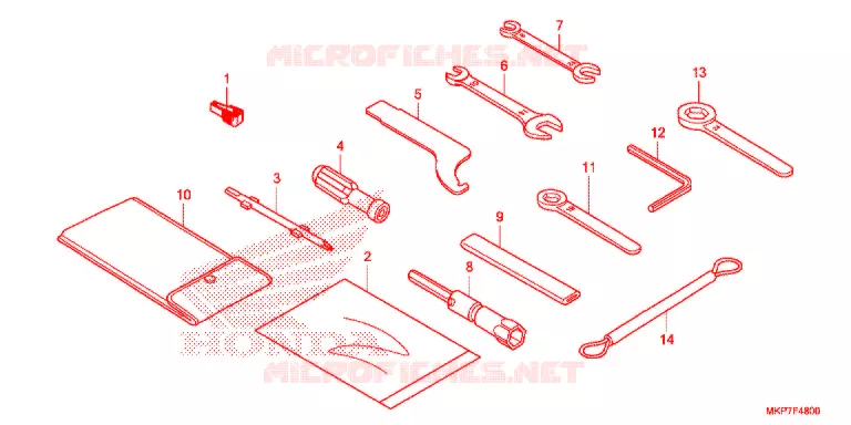 OUTIL Honda MOTO 500 CB 2021  CB500XAM