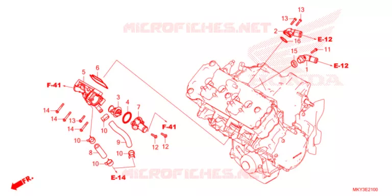THERMOSTAT Honda MOTO 650 CB 2021  CB650RAM