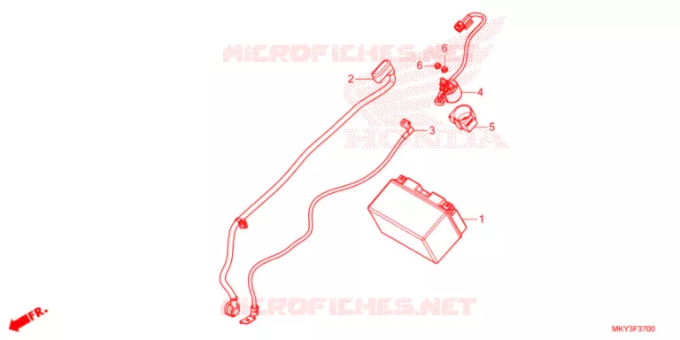 BATTERIE Honda MOTO 650 CB 2021  CB650RAM