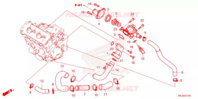 THERMOSTAT Honda MOTO 1000 CB 2021  CB1000RAM