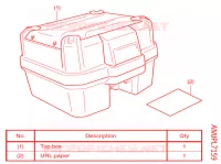 KIT TOP CASE 35L pour Honda X ADV 750 2021