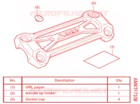 PONTET GUIDON pour Honda X ADV 750 2021