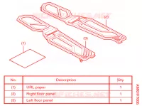 REPOSE PIED pour Honda X ADV 750 2021