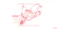 AUTOCOLLANTS pour Honda X ADV 750 LOWER 2021