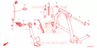 BEQUILLE pour Honda X ADV 750 LOWER 2021