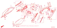 CARENAGES ARRIERE pour Honda X ADV 750 LOWER 2021