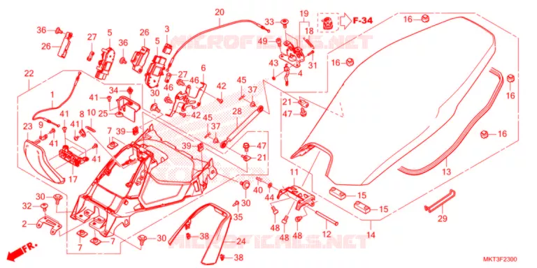 SELLE Honda MOTO 750 ADV 2021  ADV750LM