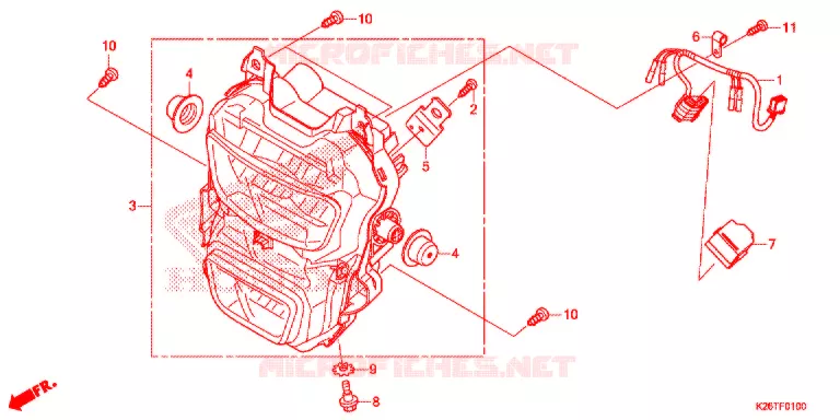 PHARE Honda MOTO 125 GROM 2021  MSX125AL_TH