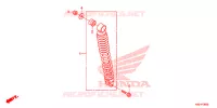 AMORTISSEUR ARRIERE pour Honda CLICK 125 2021
