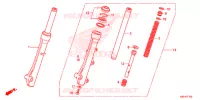 FOURCHE pour Honda CLICK 125 2021