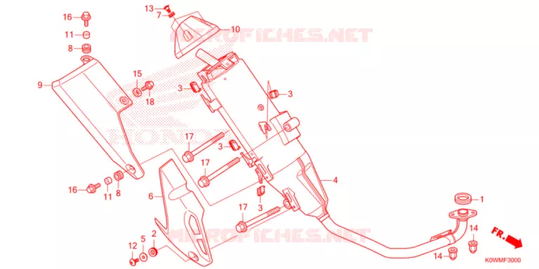 SILENCIEUX D'ECHAPPEMENT Honda SCOOTER 150 ADV 2022  ADV150AM