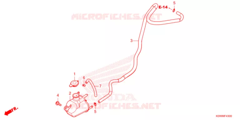 VASE D'EXPANSION Honda SCOOTER 150 ADV 2022  ADV150AM