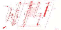 FOURCHE pour Honda SUPER CUB 125 ABS 2021