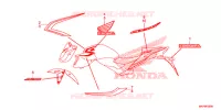 AUTOCOLLANTS pour Honda CB 500 F ABS 2021