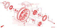 ROUE ARRIERE pour Honda CB 500 F ABS 2021
