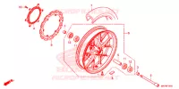 ROUE AVANT pour Honda CB 500 F ABS 2021