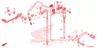 PEDALE pour Honda CBR 1000 ABS 2021
