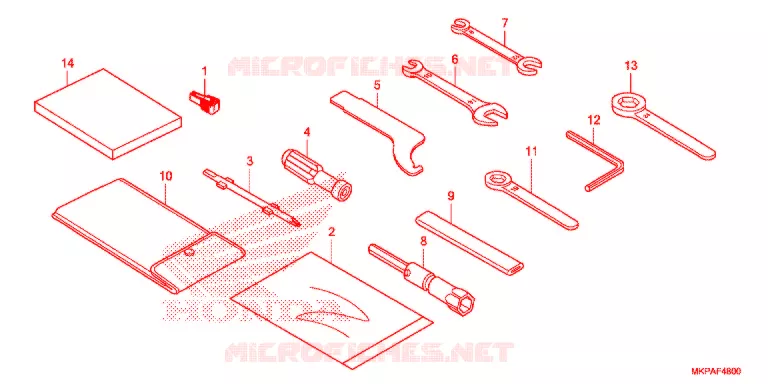 OUTIL Honda MOTO 500 CBR 2021  CBR500RAM