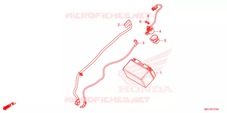 BATTERIE Honda MOTO 650 CBR 2021  CBR650RAM