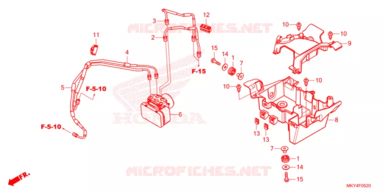 MODULATEUR ABS Honda MOTO 650 CBR 2021  CBR650RAM