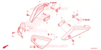 COUVERCLE LATERAL DE FILTRE A AIR pour Honda REBEL 1100 2021