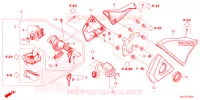 COUVERCLE LATERAL/COMMUTATEUR COMBINE pour Honda REBEL 1100 DCT 2021