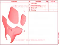 KIT,SCREEN COWL pour Honda REBEL 1100 DCT 2021