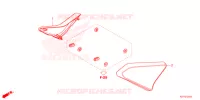 COUVERCLES LATERAUX pour Honda REBEL 300 ABS 2021