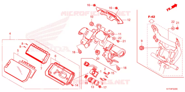 COMPTEUR Honda MOTO 300 CRF 2021  CRF300LRM