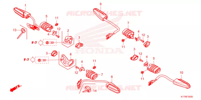 CLIGNOTANT Honda MOTO 300 CRF 2021  CRF300LRM