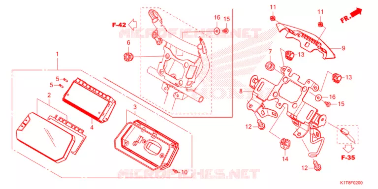 COMPTEUR Honda MOTO 300 CRF 2022  CRF300LRM