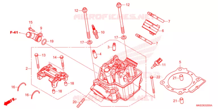 CULASSE Honda MOTO 450 CRF 2021  CRF450RM