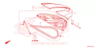 COUVERCLE DE COFFRE pour Honda NC 750 X ABS 2021