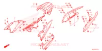 COUVERCLES LATERAUX pour Honda NC 750 X ABS 2021