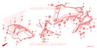 COUVERCLES LATERAUX pour Honda NC 750 X ABS 2021
